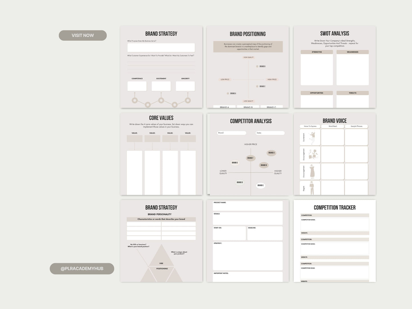 Planner Estratégico de Marca: Diseña una Identidad Magnética