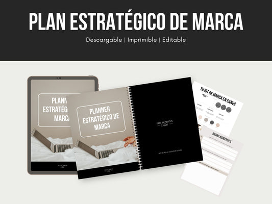 Planner Estratégico de Marca: Diseña una Identidad Magnética