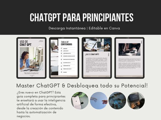 ChatGPT para Principiantes: Tu Guía Rápida y Sin Complicaciones